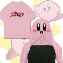 Kirby anime funny cotton t-shirt