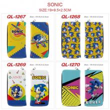 Sonic the Hedgehog game long zipper wallet purse
