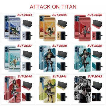 Attack on Titan phone flip cover case iphone 13/12/11