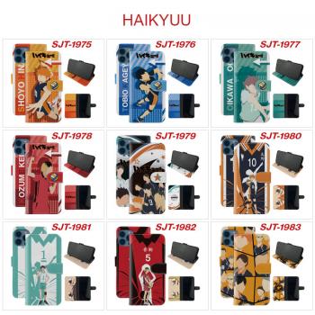 Haikyuu anime phone flip cover case iphone 13/12/11