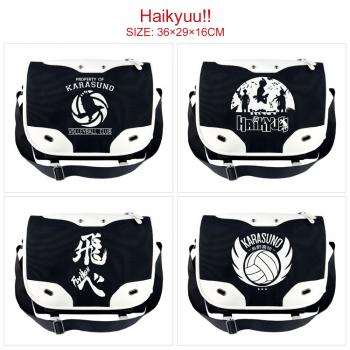 Haikyuu waterproof nylon satchel shoulder bag