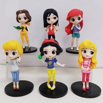 The Princess anime figures set(6pcs a set)(OPP bag)