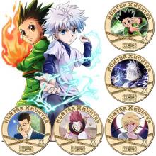 Hunter x Hunter anime Lucky coin decision coin col...