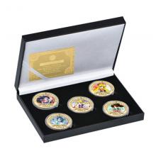 5pcs coins with box