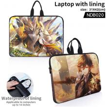 Genshin Impact game laptop with lining computer pa...