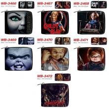 Child's Play Chucky zipper wallet purse