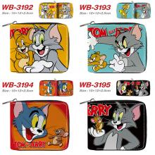 Tom and Jerry cat zipper wallet purse