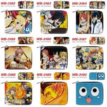 Fairy Tail anime zipper wallet purse