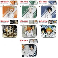 The Promised Neverland anime zipper wallet purse