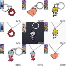 The Seven Deadly anime key chain/necklace