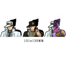 JoJo's Bizarre Adventure 3D Flip Change Picture Lenticular Adhesive Stickers