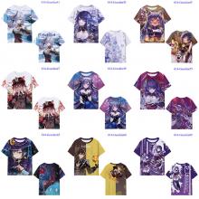 Genshin Impact game micro fiber t-shirt t shirt