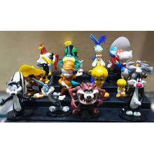 Bugs Bunny Duck TweetyBird Tasmanian Devil figures(16pcs a set)(OPP bag)