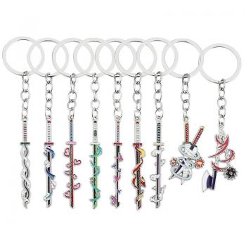 Demon Slayer anime mini weapon knife sword key chain