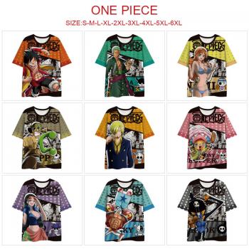 One Piece anime short sleeve t-shirt