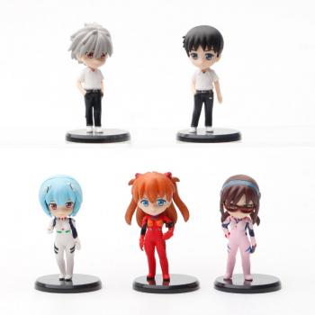 EVA anime figures set(5pcs a set)(OPP bag)