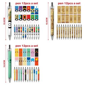 Pokemon anime ballpoint pen ball pens(12pcs a set)