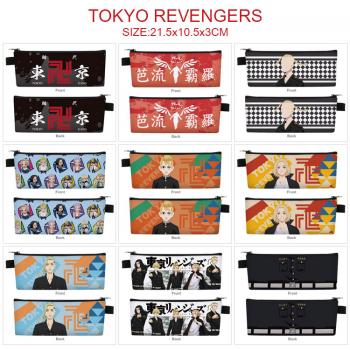 Tokyo Revengers anime PU zipper pen case pencil bag