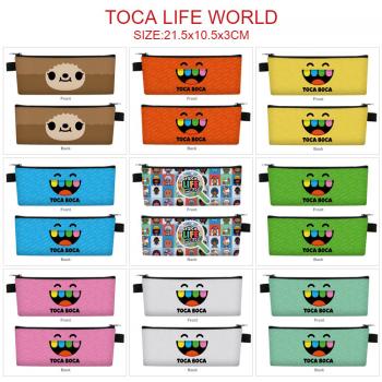 Toca life world PU zipper pen case pencil bag