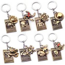 One Piece anime key chain