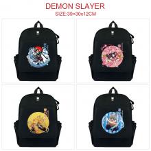 Demon Slayer anime canvas backpack bag