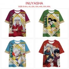 Inuyasha anime short sleeve t-shirt
