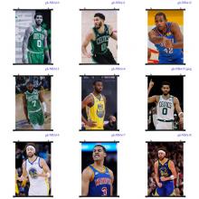 NBA Boston Celtics Golden State Warriors wall scro...
