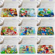 Super Mario anime short velvet floor mat