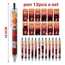 Turning Red anime ballpoint pen ball pens(12pcs a ...