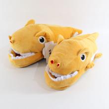 Dinosaur plush shoes slippers a pair 28CM