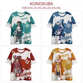 Kono Subarashii Sekai ni Shukufuku wo Aqua short sleeve t-shirt