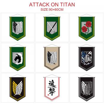 Attack on Titan anime flags 90*60CM