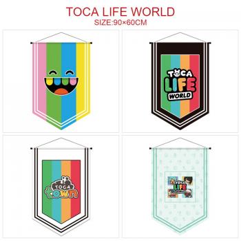 Toca life world anime flags 90*60CM