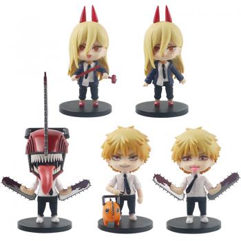 Chainsaw Man anime figures set(5pcs a set)(OPP bag)