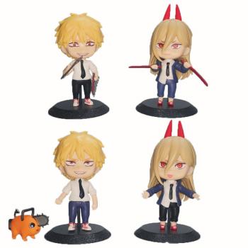 Chainsaw Man anime figures set(4pcs a set)(OPP bag)