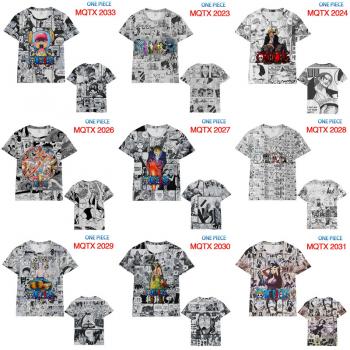 One Piece anime anime modal t-shirt