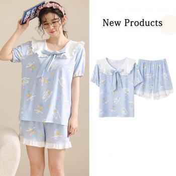 My Melody Kuromi Cinnamoroll short sleeve pajamas loungewear