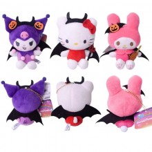 4.8inches Kuromi Melody Cinnamoroll kitty plush do...