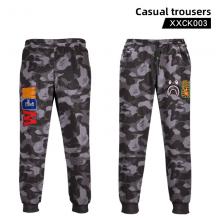 Bape casual pants trousers