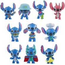 Stitch anime figures set(10pcs a set)(OPP bag)