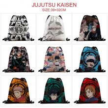 Jujutsu Kaisen anime nylon drawstring backpack bag