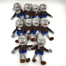 7inches Plants vs. Zombies PVZ game plush dolls se...