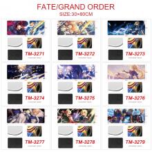 Fate Grand Order anime big mouse pad mat 30*80CM