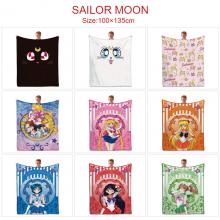 Sailor Moon anime flano summer quilt blanket