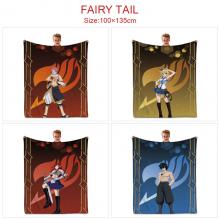 Fairy Tail anime flano summer quilt blanket