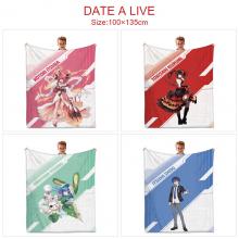 Date A Live anime flano summer quilt blanket