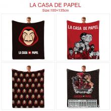 La casa de papel flano summer quilt blanket