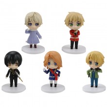 Axis Powers Hetalia anime figures set(5pcs a set)(OPP bag)