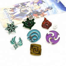 Genshin Impact game brooch pin