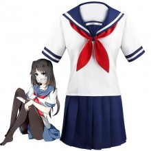 Yandere Simulator Ayano Aishi cosplay costume JK uniform cloth